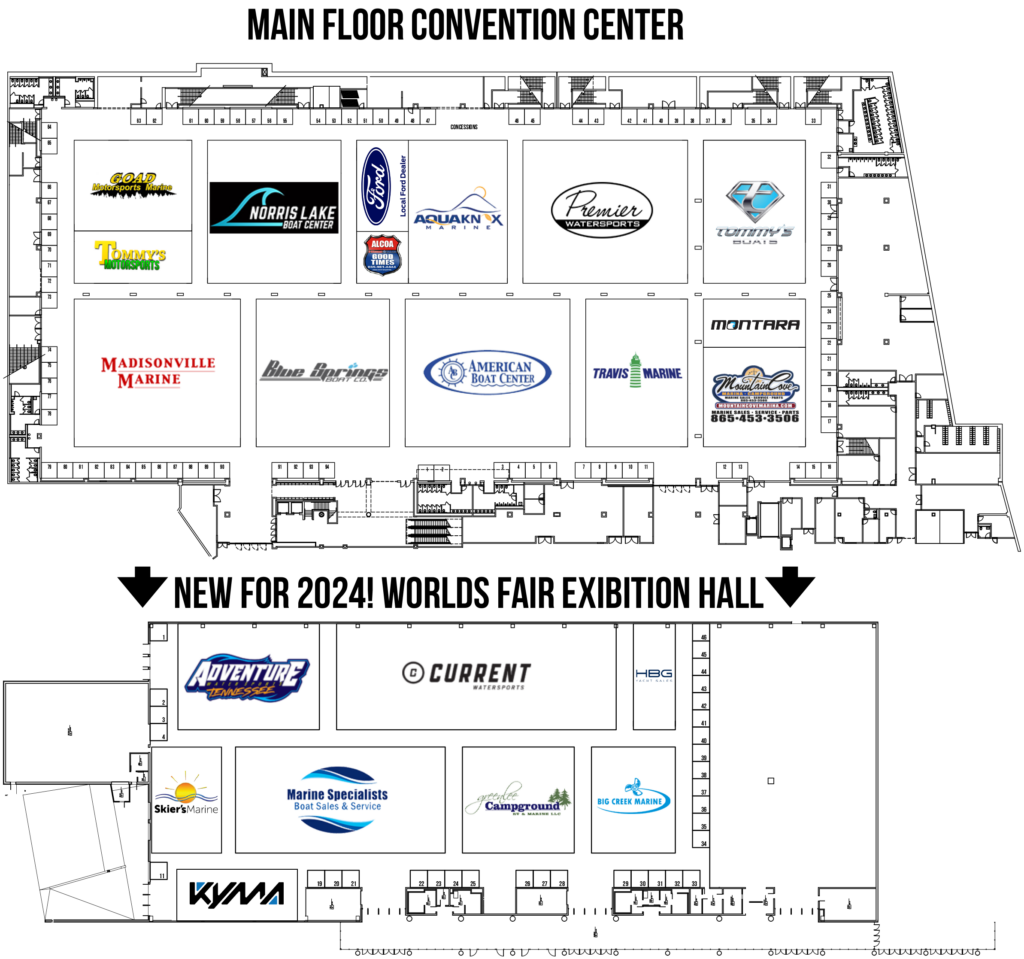 Floorplan Downtown Knoxville Boat Show
